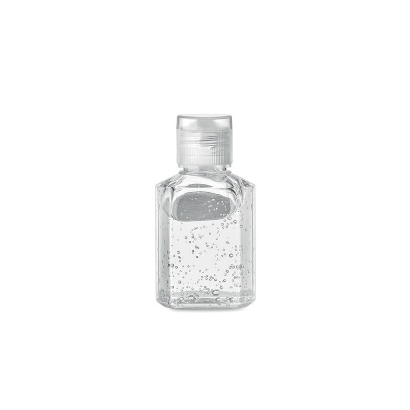 Gel nettoyant antibactérien pratique personnalisé 30ml pour mains - GEL 30 Couleurs : transparent