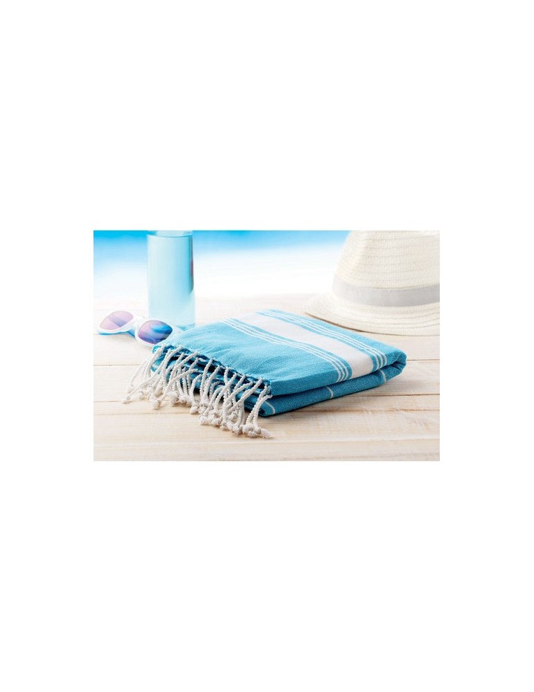 Serviette de Plage Coton MALIBU - Cadeau Personnalisé