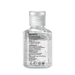 Gel nettoyant antibactérien pratique personnalisé 30ml pour mains - GEL 30 Couleurs : transparent 2