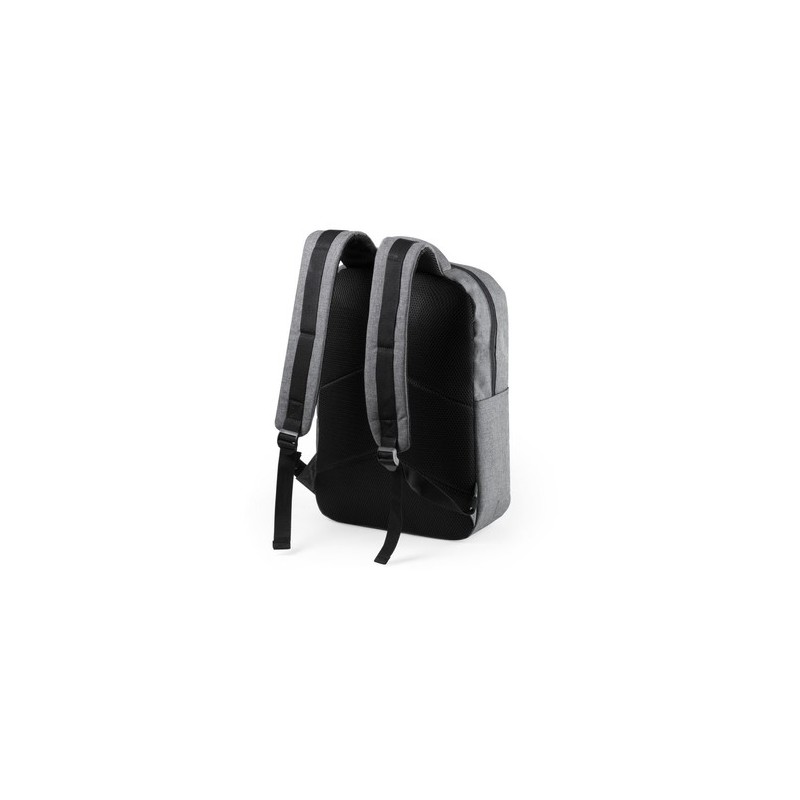 Sac à Dos Éco-Responsable et Pratique Personnalisé pas cher - Konor Couleurs : gris Matières : polyester recyclé marquage laser 
