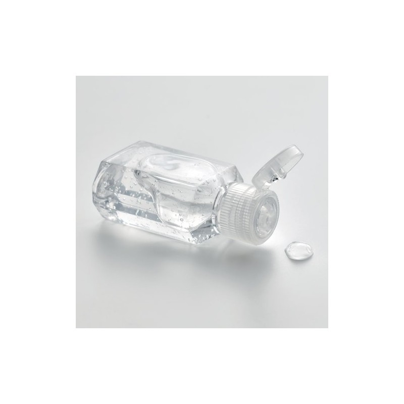 Gel nettoyant antibactérien pratique personnalisé 30ml pour mains - GEL 30 Couleurs : transparent goodies publicitaire événement