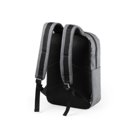 Sac à Dos Éco-Responsable et Pratique Personnalisé pas cher - Konor Couleurs : noir Matières : polyester recyclé impression haut