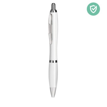 Stylo antibactérien personnalisé  RIO CLEAN Matières : ABS Couleurs : blanc