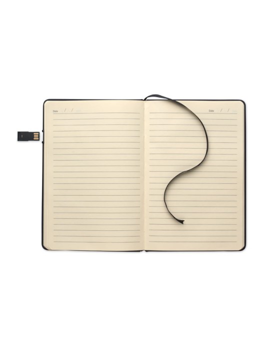 USBNOTE Carnet A5 avec USB intégrée