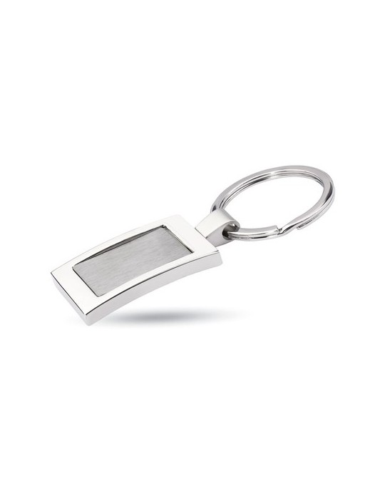 Porte-clés rectangulaire en métal personnalisé - HARROBS