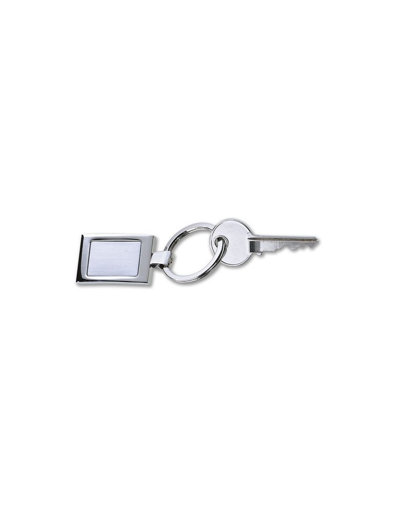 Porte-clés rectangulaire en métal personnalisé - HARROBS
