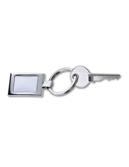 Porte-clés rectangulaire en métal personnalisé - HARROBS