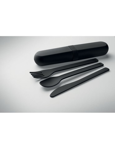 BITEFUL Set de couverts et étui en PLA