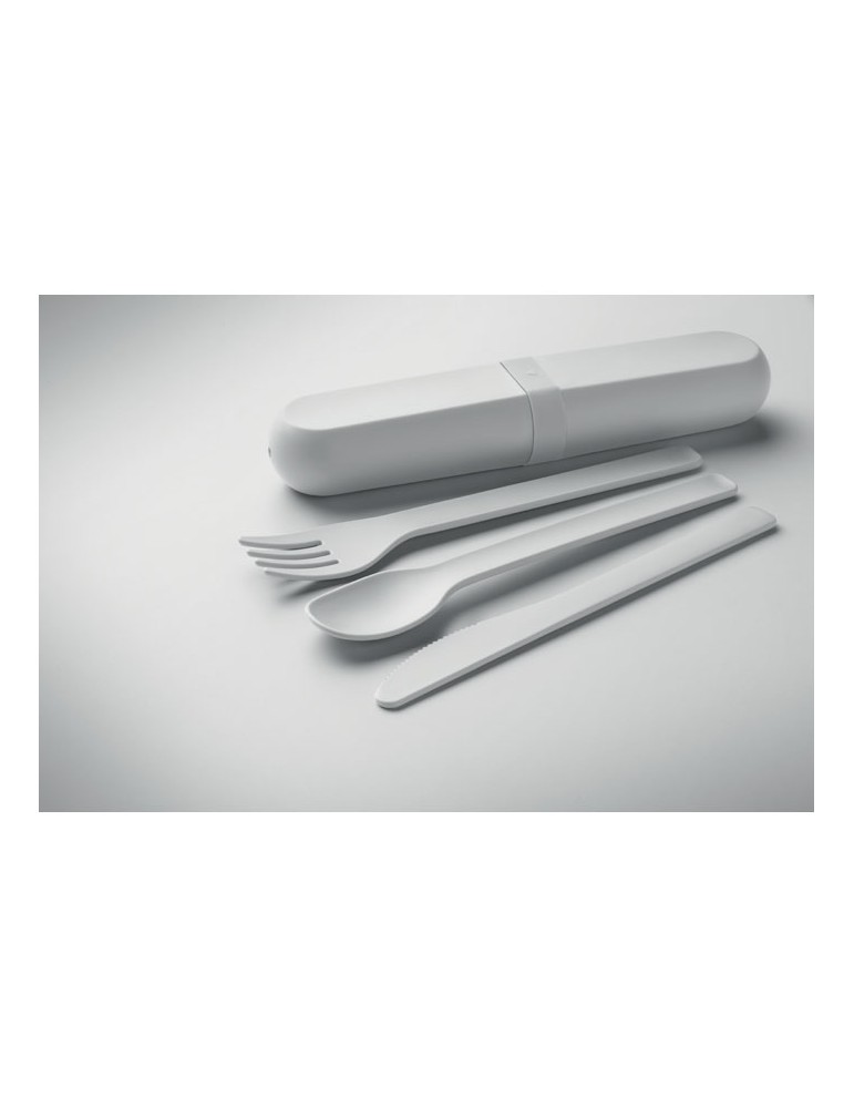 BITEFUL Set de couverts et étui en PLA