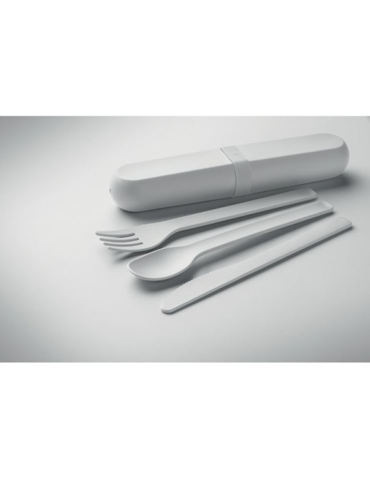 BITEFUL Set de couverts et étui en PLA