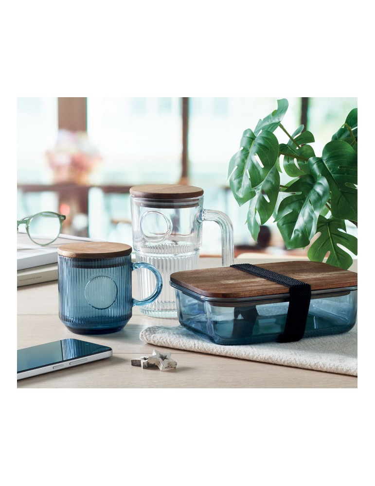 VITRIO MUG Mug en verre strié 300ml