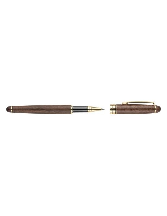 Coffret de stylos en bois de noyer Adelina