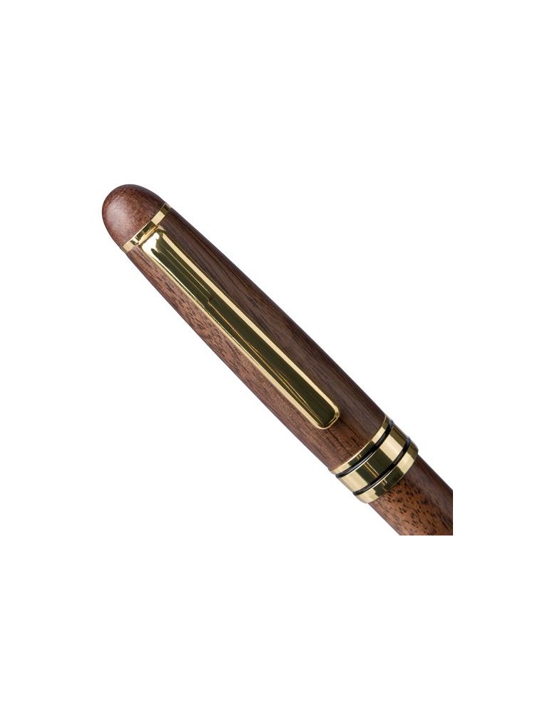 Coffret de stylos en bois de noyer Adelina