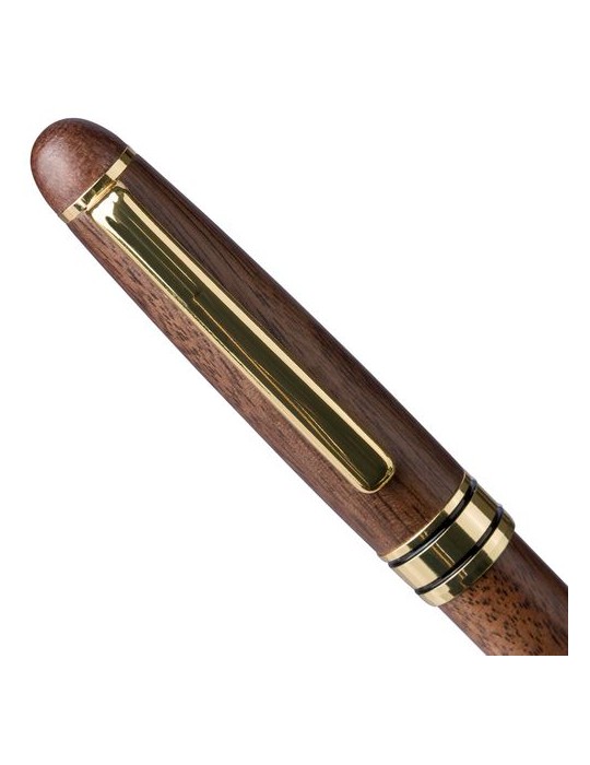 Coffret de stylos en bois de noyer Adelina