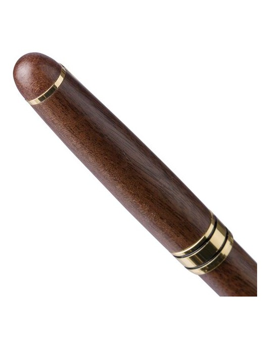 Coffret de stylos en bois de noyer Adelina