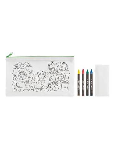 CRAY Trousse 4 crayons de couleur
