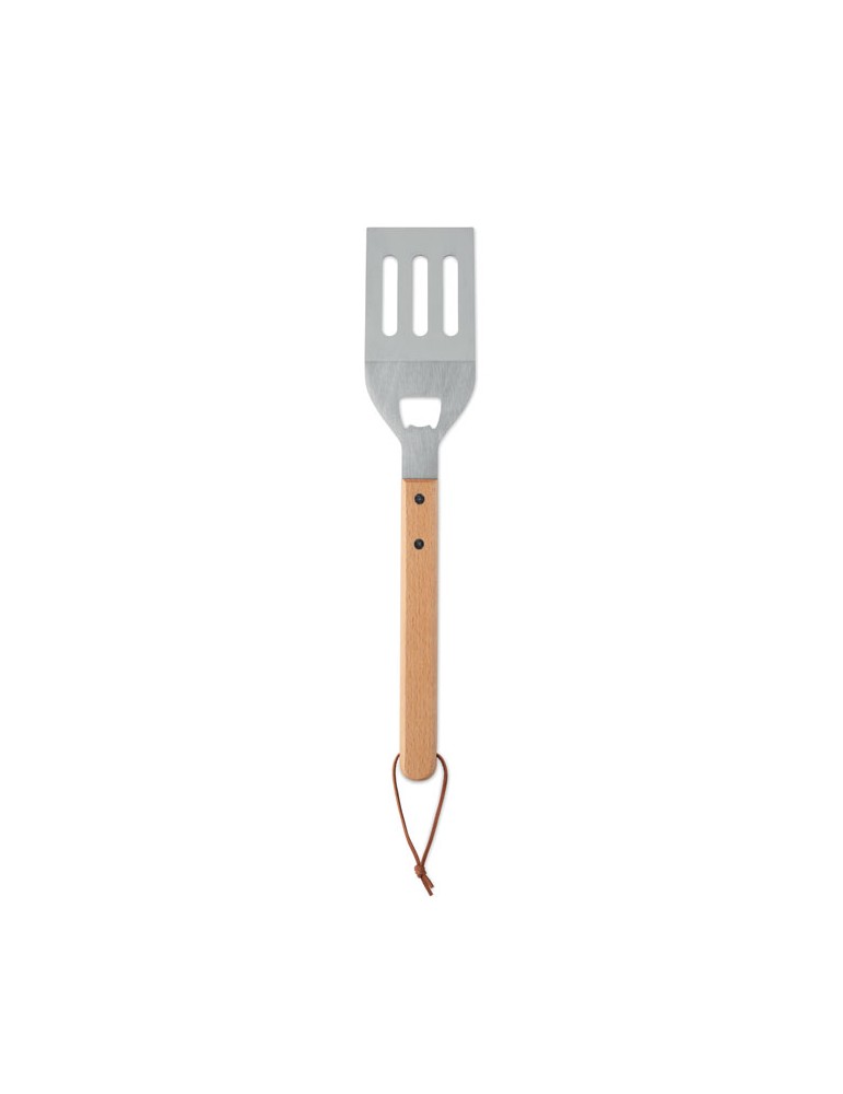 OPENCOOK Spatule pour barbecue en hêtre