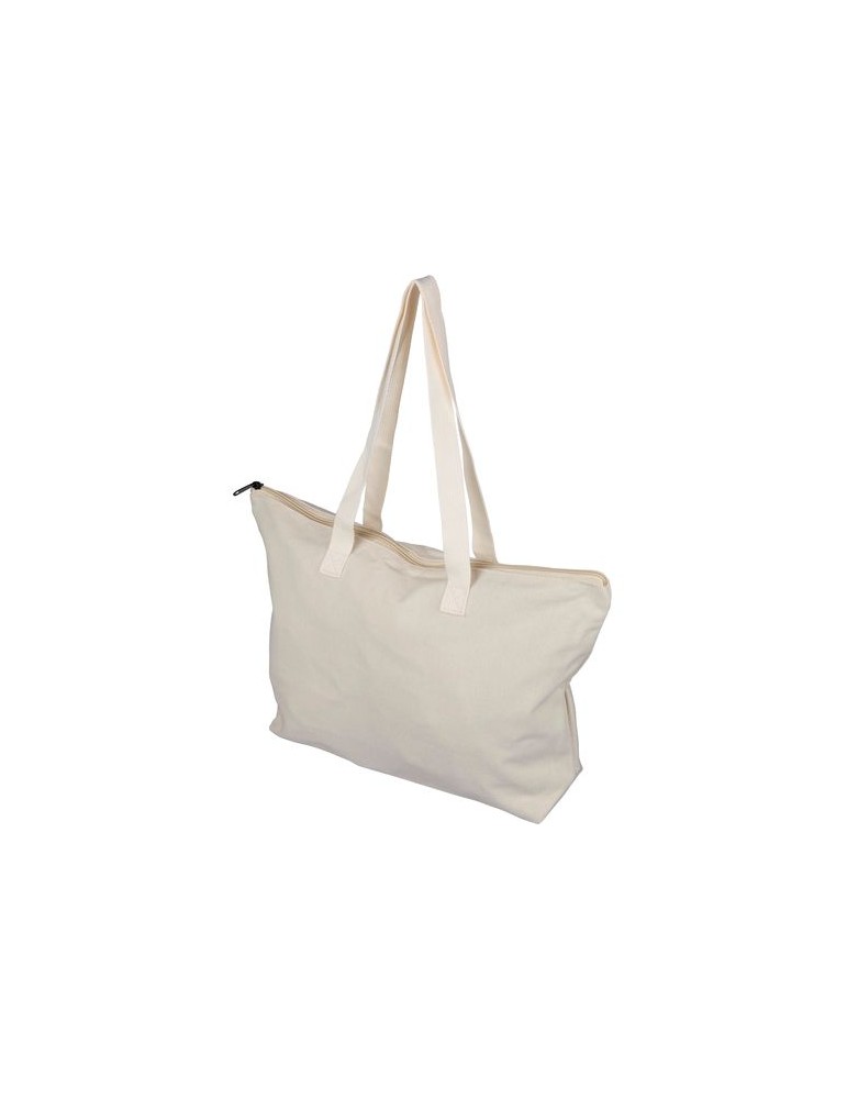 Sac shopping en polycoton recyclé 330 g/m2 Malina