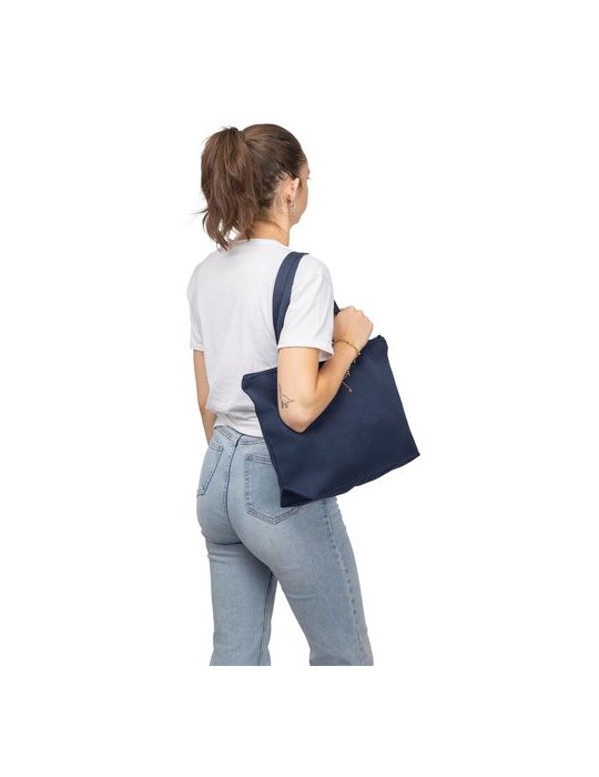 Sac shopping en polycoton recyclé 330 g/m2 Malina