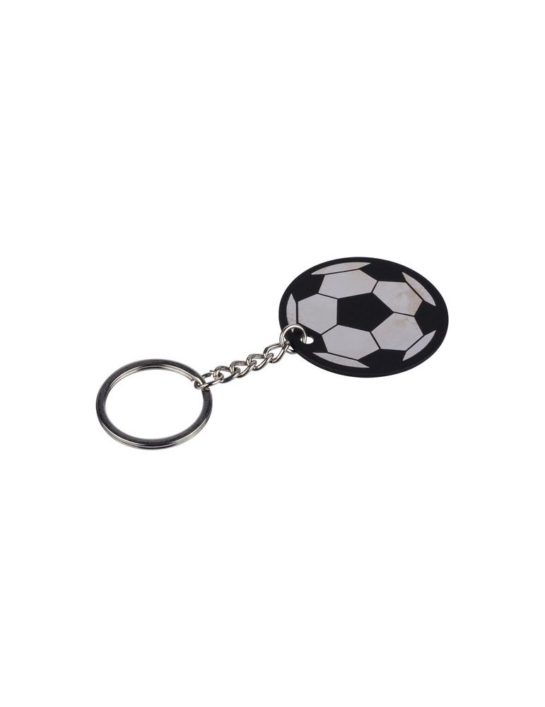 Porte-clés ballon de football en acier inoxydable recyclé Ciro