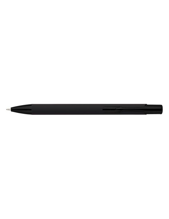 Stylo à bille toucher gomme en aluminium recyclé Anisa