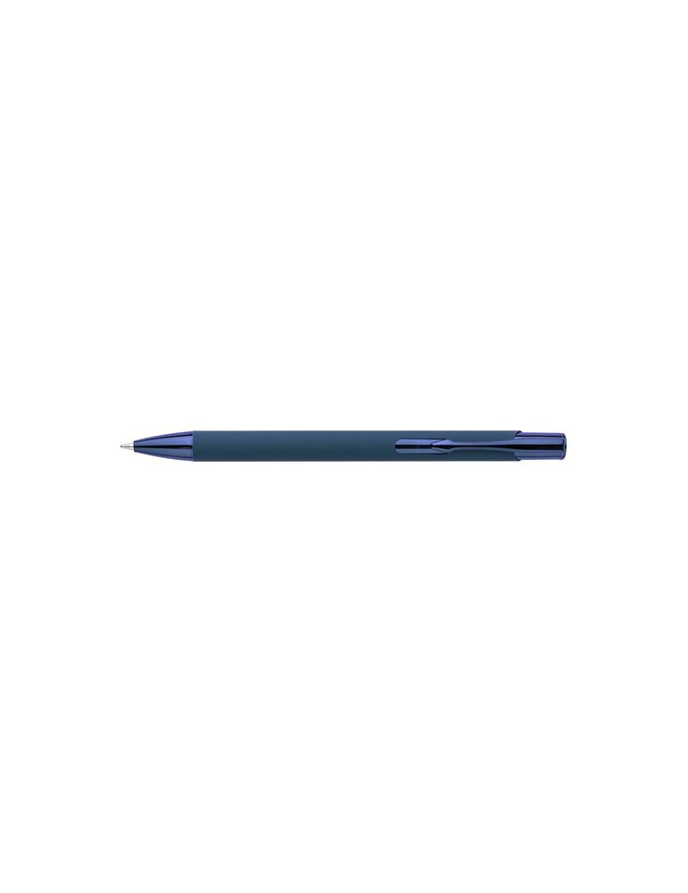 Stylo à bille toucher gomme en aluminium recyclé Anisa