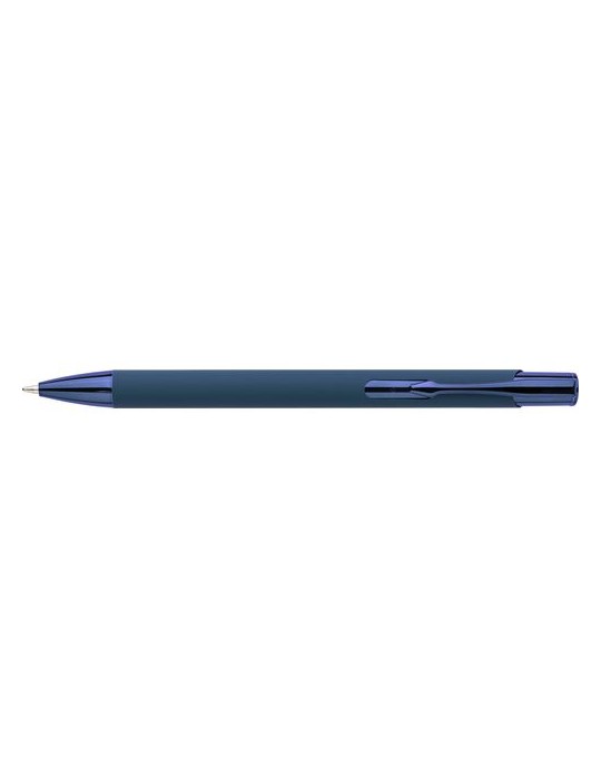 Stylo à bille toucher gomme en aluminium recyclé Anisa