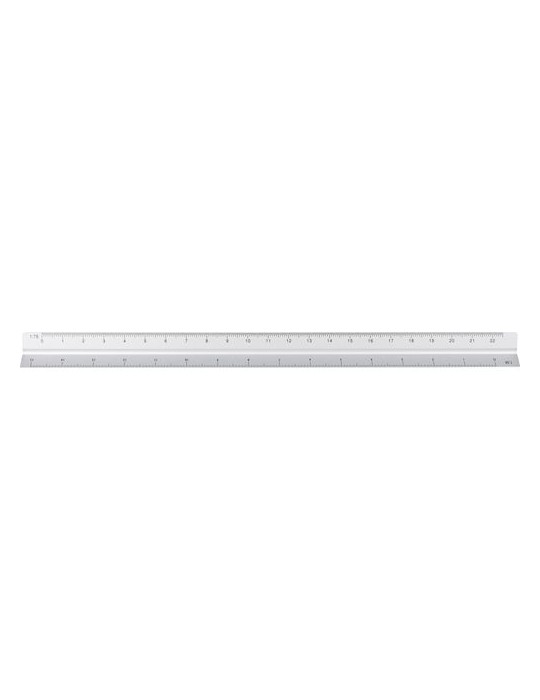 Règle triangulaire en aluminium de 30 cm Tavi