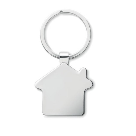 Porte-clés personnalisable en métal et bambou BURNIE Matières : métal Couleurs : bois personnalisable avec votre logo