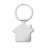 Porte-clés personnalisable en métal et bambou BURNIE Matières : métal Couleurs : bois personnalisable avec votre logo