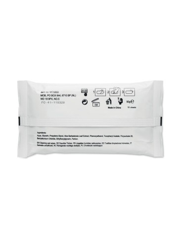 Lingettes Nettoyantes Pratiques Beauté Personnalisées pas cher