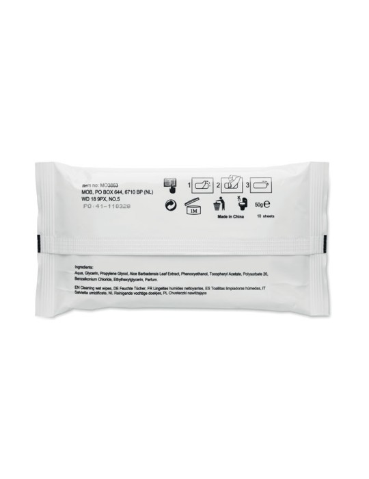 Lingettes Nettoyantes Pratiques Beauté Personnalisées pas cher