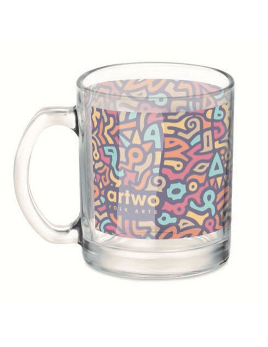 Mug en Verre à Sublimer Personnalisé 300ml