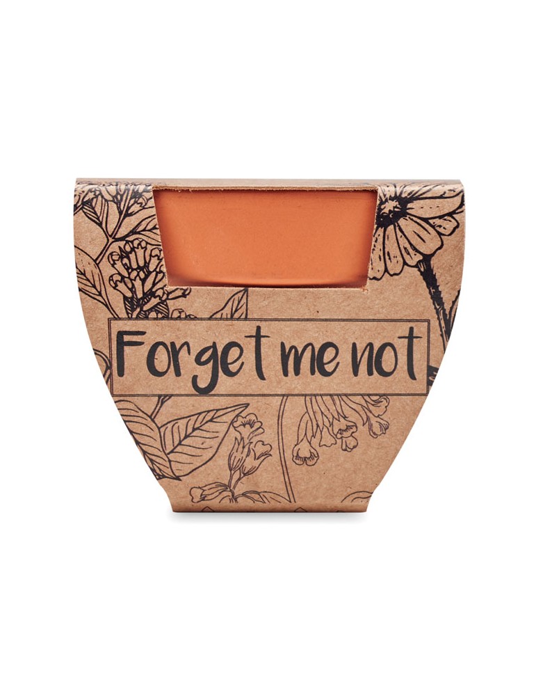Pot myosotis  et personnalisé | Objets publicitaires