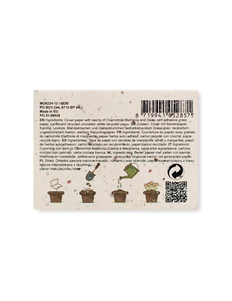 Bloc-notes Personnalisé GROW ME pas cher