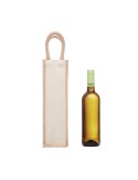 Sac en jute personnalisable pour bouteille - Objets Publicitaires
