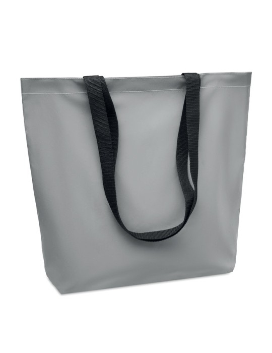 Sac shopping réfléchissant personnalisé - VISI TOTE pas cher