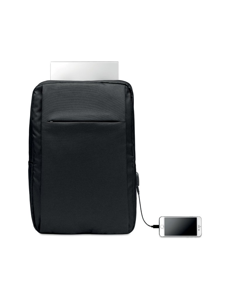 Sac à dos ordinateur  en RPET - SEOUL personnalisé pas cher