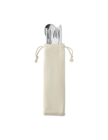 Couverts Réutilisables CUSTA SET - Objets de Table Personnalisés pas cher