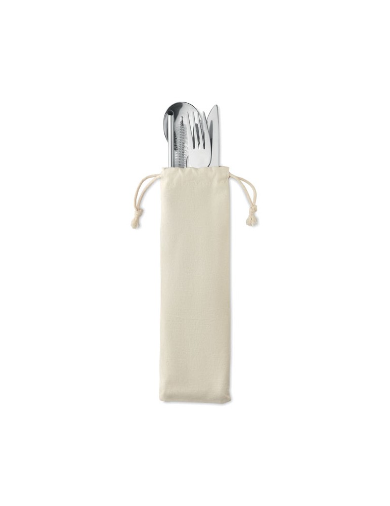 Couverts Réutilisables CUSTA SET - Objets de Table Personnalisés pas cher