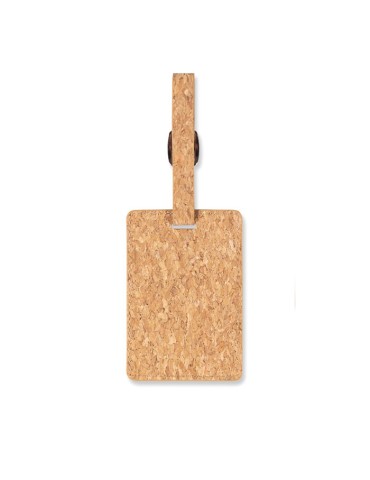 Étiquette Bagage en Liège Personnalisable