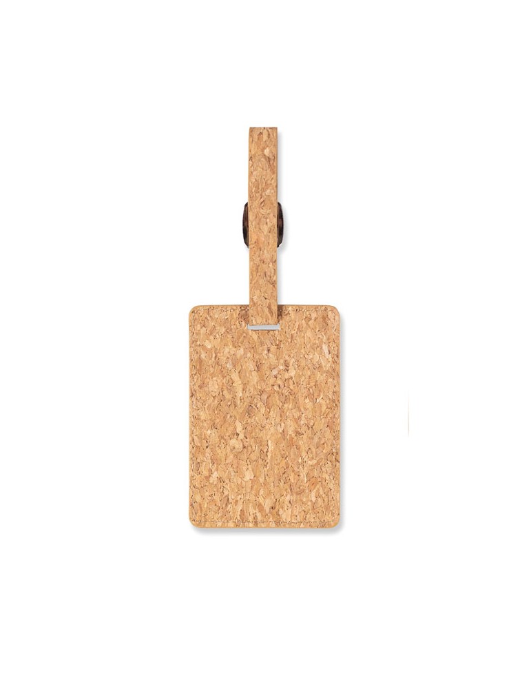 Étiquette Bagage en Liège Personnalisable