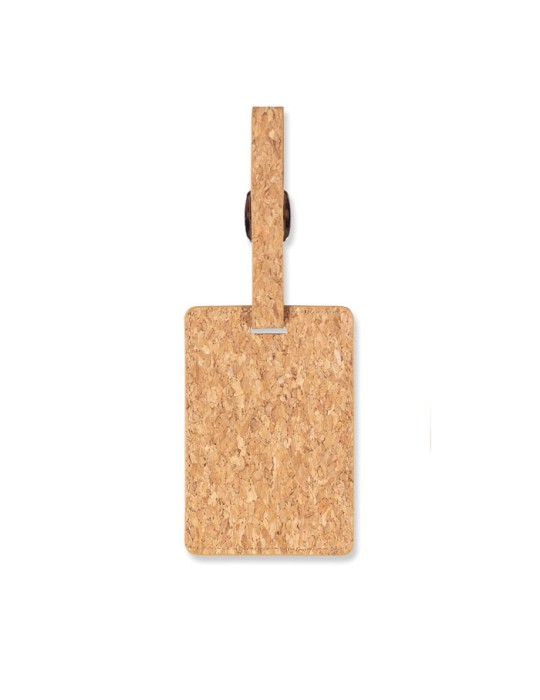 Étiquette Bagage en Liège Personnalisable