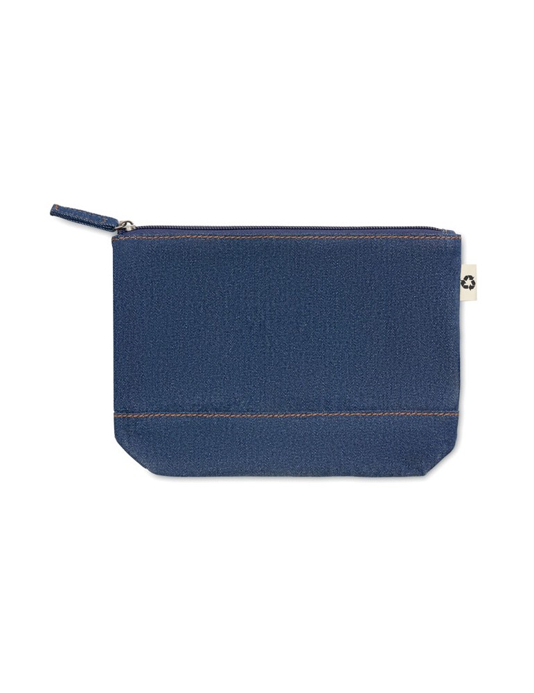 Trousse en Denim Recyclé et Personnalisée pas cher