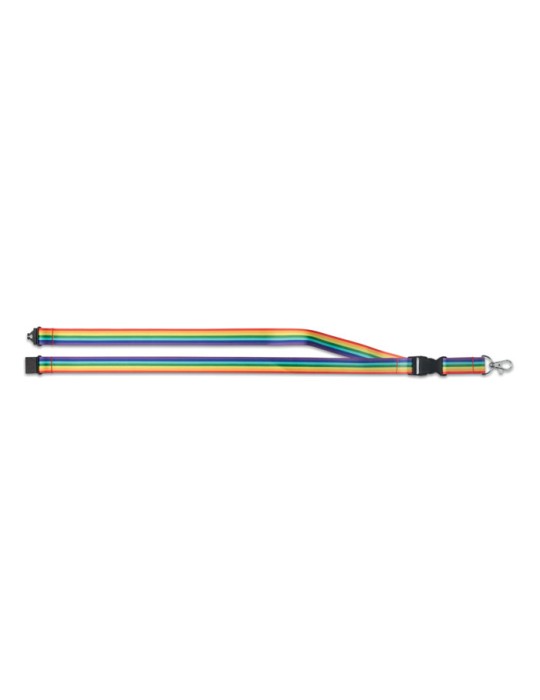 Lanyard Arc-en-Ciel - Personnalisé BOWYARD pas cher