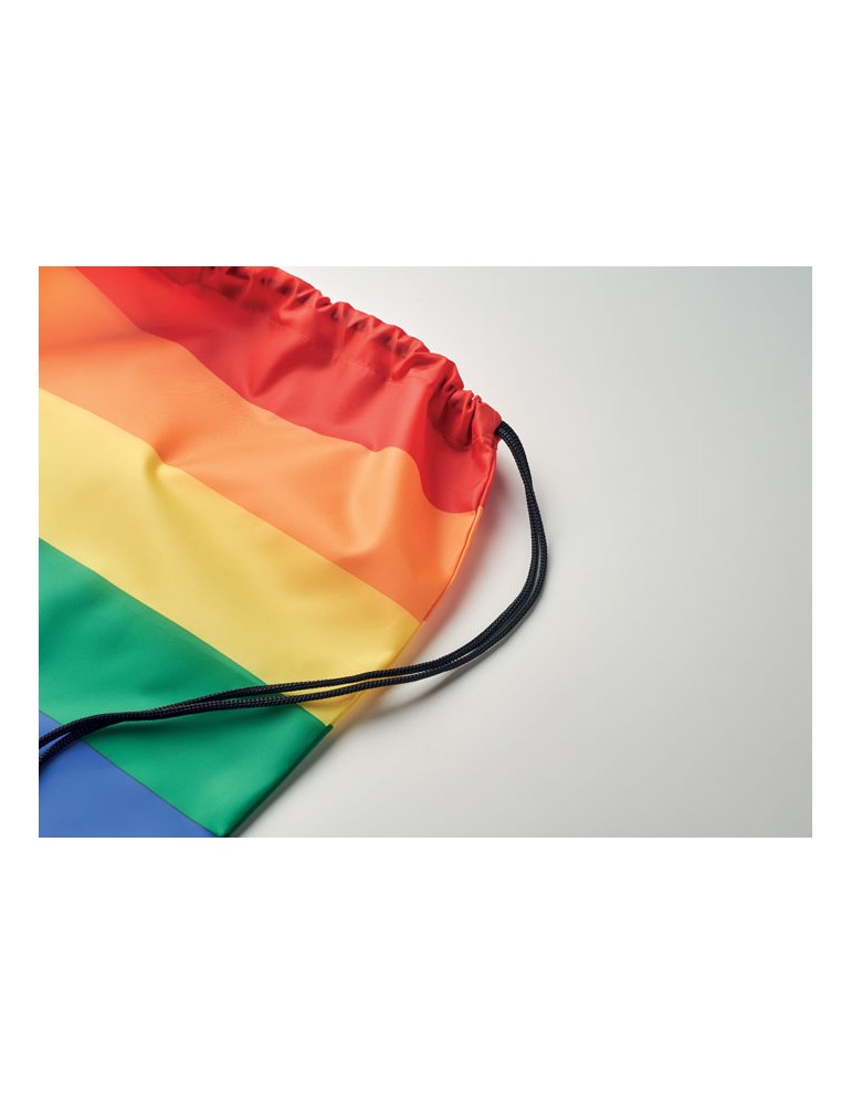Sac à Cordon Arc-en-Ciel RPET BOW - Personnalisé Cadeau
