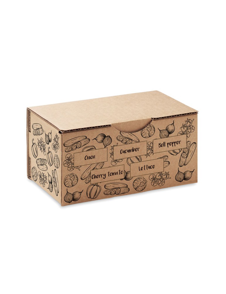 Kit de culture de salade personnalisé pas cher - Graines & terreau inclus
