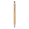 Stylo personnalisé en bambou BAYBA - Stylet  Matières : bambou Couleurs : bois