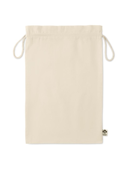 Sac cadeau  en coton bio Personnalisé L AMBER LARGE pas cher