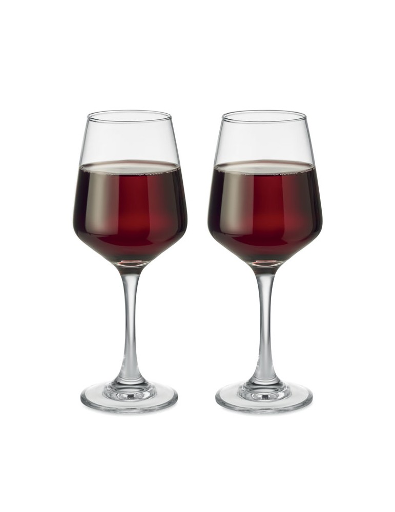 Verres à vin personnalisés - Ensemble de 2 CHEERS pas cher